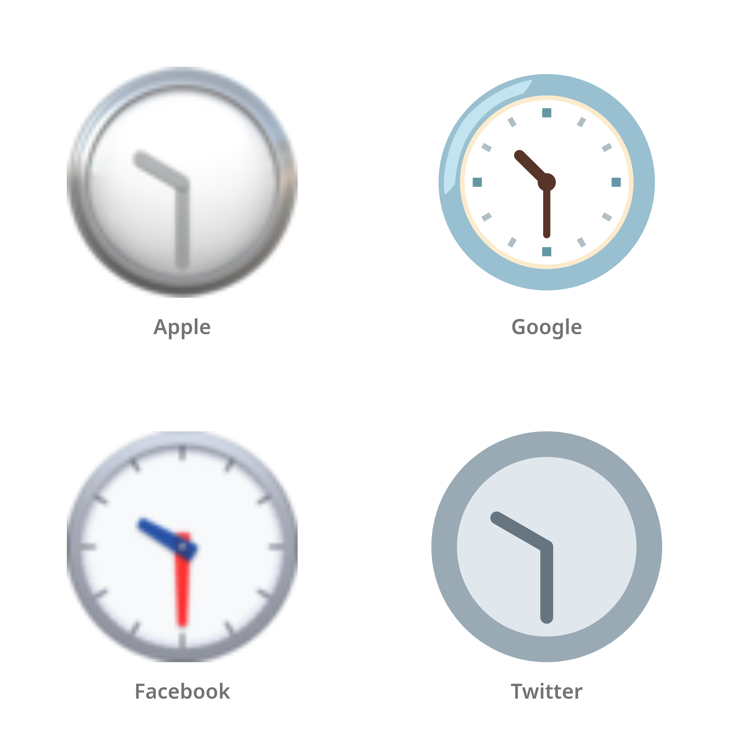 De emoji half elf in Apple-, Google-, Facebook- en Twitter-stijl